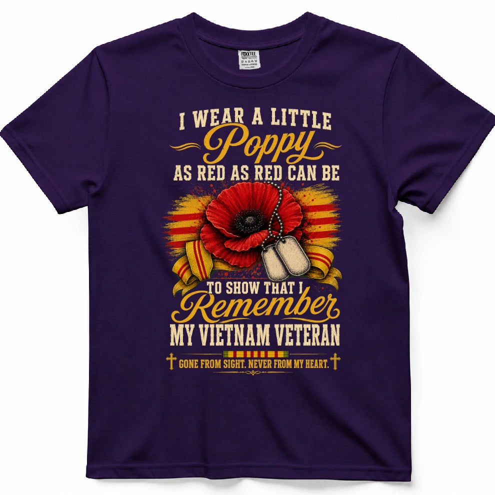 I Wear A Little Poppy For My Vietnam Veteran